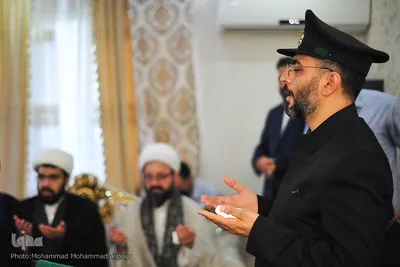 دیدار خدام رضوی با خانواده شهید مدافع حرم حسونی‌زاده