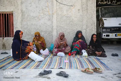 زه دوزی زنان بلوچ‎