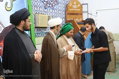 جزءخوانی قرآن در مسجد امام موسی کاظم(ع) کارون