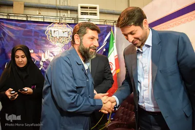 محمدامین صالحی نژاد معاون فرهنگی سازمان جهاد دانشگاهی خوزستان و غلامرضا شریعتی استاندار خوزستان 