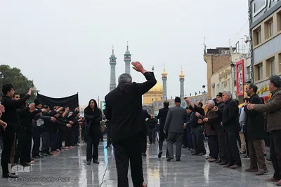 ⁨قم عزادار دخت نبی مکرم اسلام⁩(ص)