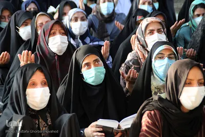 مراسم معنوی دعای عرفه در اهر