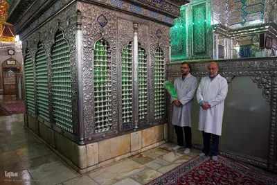 آئین غبارروبی و عطر افشانی حرم شاهچراغ(ع)