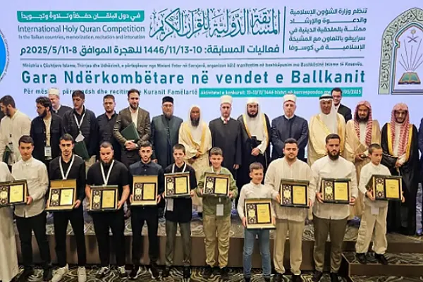 Balkan Beynəlxalq Quran Müsabiqəsinin qalibləri mükafatlandırılıb