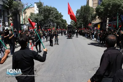 مراسم سنتی عزاداری اربعین حسینی در اهر