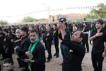 آیین نخل گردانی ظهر عاشورا در شاهدیه یزد