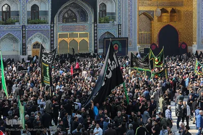 عزاداری شهادت امام رضا (ع) در مشهد الرضا(ع)