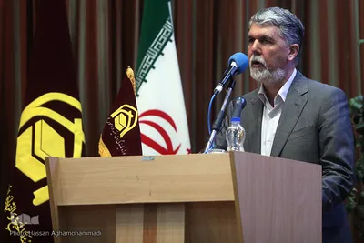 سیدعباس صالحی، وزیر فرهنگ و ارشاد اسلامی در مراسم تودیع و معارفه نماینده ولی فقیه در امور حج و زیارت