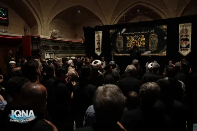 سوگ رضوی در حرم مطهر امامزاده علی بن جعفر(ع) قم