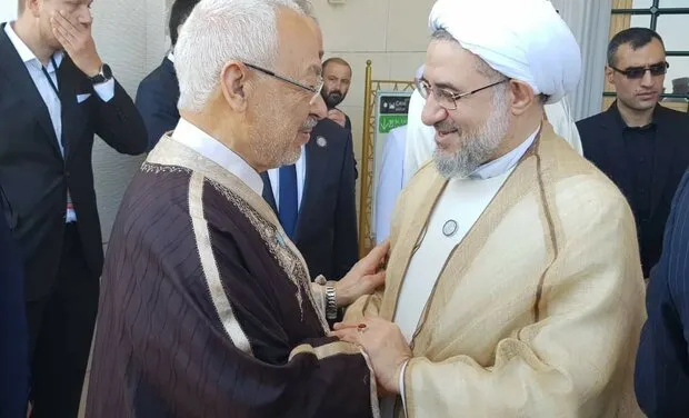 آیت‌الله اراکی با راشد الغنوشی دیدار کرد