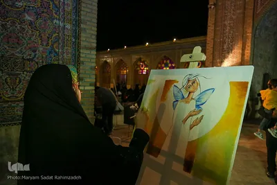 مراسم شب قدر  در مسجد نصیرالملک