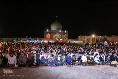 مراسم «شب وداع» با ماه مبارک رمضان در قزوین