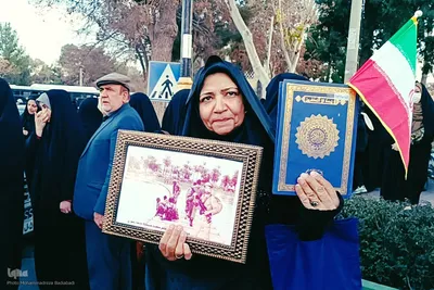 راهپیمایی همبستگی ملی در کاشان