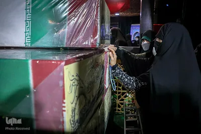 مراسم وداع با پیکر شهید صیاد خدایی