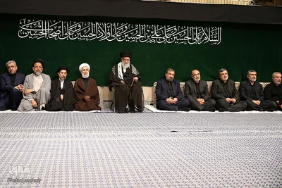 اولین شب مراسم عزاداری حضرت اباعبدالله الحسین(ع) در حسینیه امام خمینی(ره)