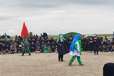 شبیه خوانی روستاب اقبلاغ اقاجان خان