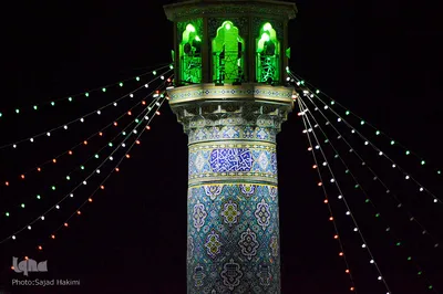 مسجد مقدس جمکران در شب نیمه شعبان