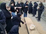 مراسم سنتی نیت کردن و توسل بر امام حسین(ع) با گندم شماری و نذر گندم در اهر