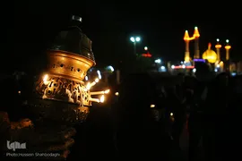 شام غریبان حسینی در جوار کریمه اهل بیت(ع)