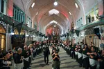 عزاداری سوم شهادت امام حسین(ع) در بازار تبریز‎