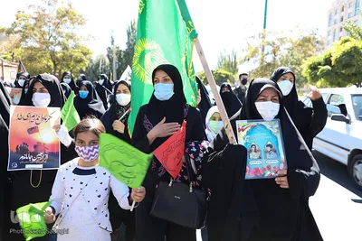 پیاده روی جا ماندگان اربعین در تبریز