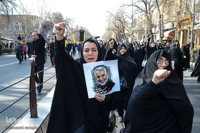 راهپیمایی مردم تبریز در پی شهادت سردار سپهبد شهید قاسم سلیمانی