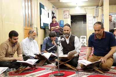 جلسه آموزش قرآن مسجد ولیعصر (عج)