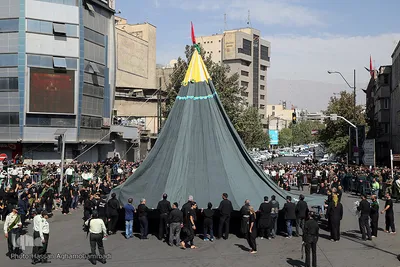عاشورای حسینی در چهارراه گلوبندک