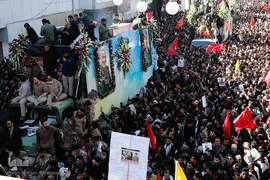 تشییع پیکر مطهر شهید سپهبد سلیمانی در کرمان