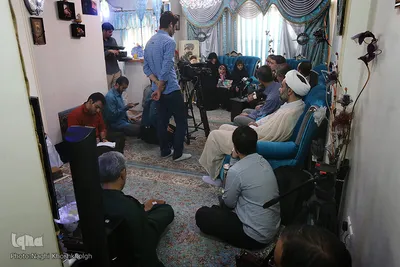 دیدار نمایندگان جامعه قرآنی با خانواده شهید مدافع حرم «مرتضی کریمی»