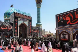 حسینیه ایران؛ تاسوعای حسینی در امام‌زاده صالح(ع)
