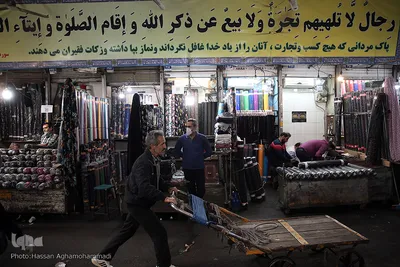 اولین روز بازار تهران پس از تعطیلی اجباری مقابله با شیوع ویروس کرونا