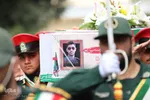 تشییع پیکر بسیجی شهید «امیر حسین‌پور» در تبریز‎