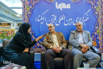 غرفه خبرگزاری ایکنا در هشتمین روز بیست و ششمین نمایشگاه قرآن کریم