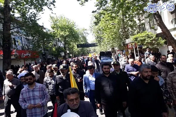 راهپیمایی روز جهانی قدس در ساری