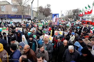 راهپیمایی یوم الله ۲۲ بهمن در قزوین