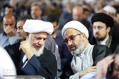 مراسم چهلمین روز ارتحال آیت‌الله سیدعلی شفیعی