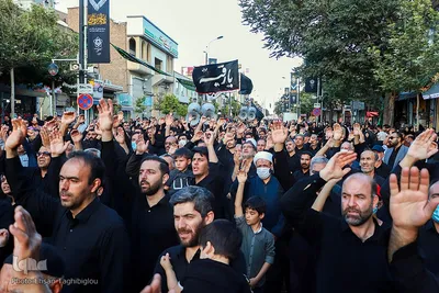 دسته عزاداری هیئت رزمندگان اسلام شهر زنجان