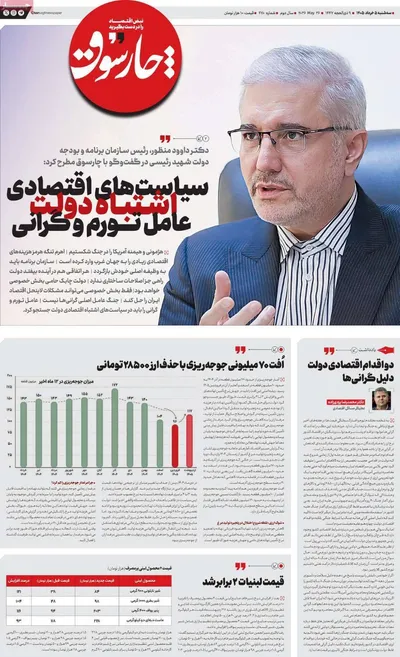 صفحات نخست روزنامه‌های سه‌شنبه ۵ خرداد ۱۴۰۵