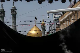 دسته عزا خادمان حرم مطهر بانوی کرامت در رثای امام جواد(ع)//////قم///