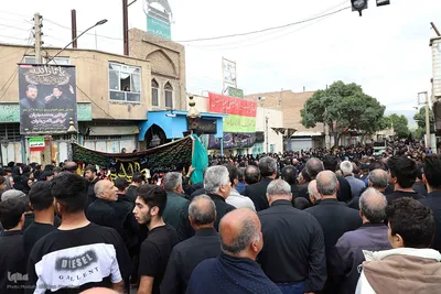 مراسم عزاداری عاشورای حسینی در شهرستان اهر