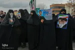 راهپیمایی مردم قم در حمایت از اقتدار نظام اسلامی وسپاه