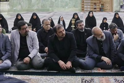 غبارروبی مضجع شریف حضرت معصومه(س) با حضور خبرنگاران