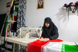 نقش پرچم‌دوزی بانوان جهادی؛ از جبهه‌های نبرد تا خط مقدم تولید