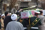 تشییع پیکر شهید گمنام در شهرستان شوط‎