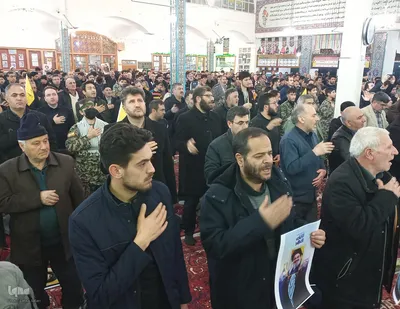 مراسم بزرگداشت شهدای مقاومت در شهرستان اهر
