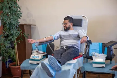 Muslime spenden Blut