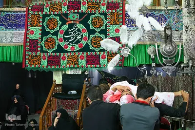 مراسم تعزیه خوانی وداع حضرت علی اکبر(ع)