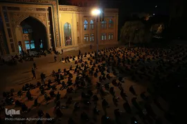 مراسم عزاداری شب چهارم محرم در هیئت میثاق با شهدا در دانشگاه افسری امام علی(ع) تهران