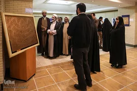 آئین افتتاحیه نمایشگاه هنرهای تجسمی نور در موزه ملی قرآن کریم